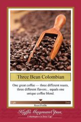 Three Bean Colombian Blend Coffee